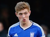 Teddy Bishop in action for Ipswich Town on January 10, 2015