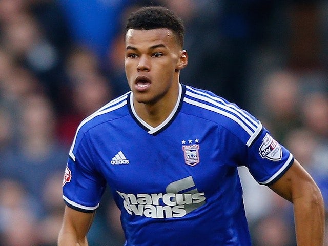 Tyrone Mings for Ipswich Town on February 14, 2015