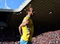Glenn Murray of Crystal Palace celebrates after scoring in the second half during the Barclays Premier League match between Sunderland and Crystal Palace at Stadium of Light on April 11, 2015