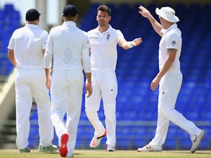 West Indies two wickets down at tea