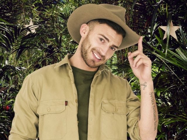 Jake Quickenden in a promo still for ITV's I'm A Celebrity Get Me Out Of Here in 2014