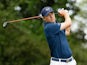 Jordan Spieth of the United States hits his tee shot on the second hole during the final round of the 2015 Masters Tournament at Augusta National Golf Club on April 12, 2015