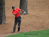 Tiger Woods during the final round of The Masters on April 12, 2015