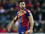 Vincent Duport of Catalans Dragons looks on during the First Utility Super League match between St Helens and Catalans Dragons at Langtree Park on February 6, 2015