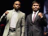 Floyd Mayweather and Manny Pacquiao announce their bout in March 2015