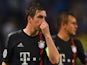 Philipp Lahm of Bayern Muenchen looks dejected during the UEFA Champions League Quarter Final first leg match between FC Porto and FC Bayern Muenchen at Estadio do Dragao on April 15, 2015