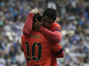 Lionel Messi double dates with Suarez