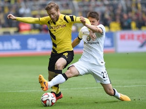 Dortmund in charge against Frankfurt