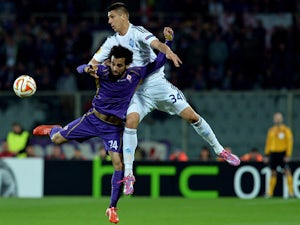 Half-Time Report: Gomez gives Fiorentina late lead against Dynamo Kiev