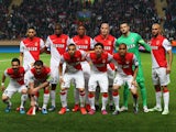 The Monaco team line up during the UEFA Champions League quarter-final second leg match between AS Monaco FC and Juventus at Stade Louis II on April 22, 2015