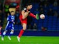 Tommy Elphick of Bournemouth in action during the Sky Bet Championship match between Cardiff City and AFC Bournemouth at Cardiff City Stadium on March 17, 2015