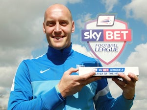 Barrett claims League Two Player of the Month
