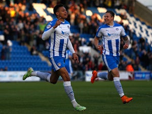 Murphy fires Colchester into half-time lead