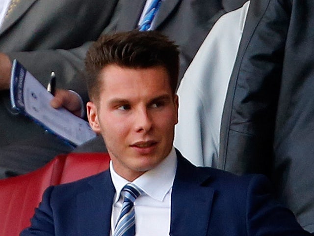 Chairman David Sharpe of Wigan watches on before the Sky Bet Championship match between Wigan Athletic and Brighton & Hove Albion at the DW Stadium on April 18, 2015