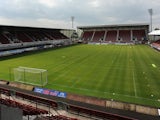 A General view of East End Park before a pre season friendly match between Dunfermline Athletic and Hearts at East End Park on July 13, 2013