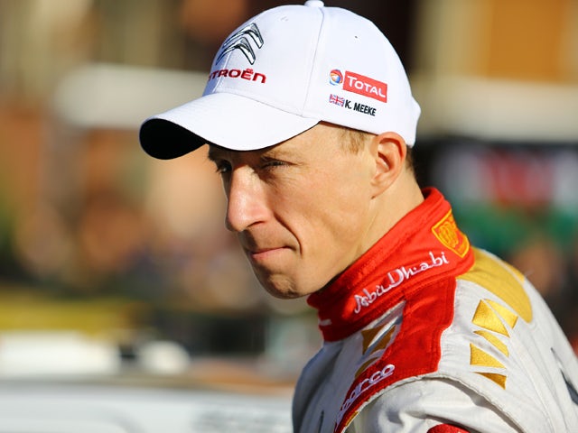 Kris Meeke of Great Britain during Day Four of the WRC Montecarlo on January 25, 2015