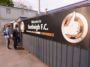 Fans arrive for the Vanarama Football Conference League play off 1st leg match between Eastleigh FC and Grimsby Town at Silverlake Stadium on April 30, 2015