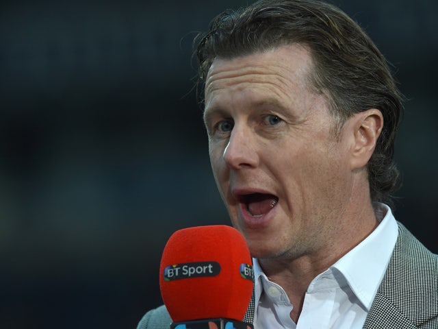 Former Liverpool player Steve Mcmanaman, now a TV pundit, broadcasting ahead of the English FA Cup quarter-final replay football match between Blackburn Rovers and Liverpool at Ewood Park in Blackburn, north west England on April 8, 2015