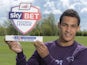 Derby winger Tom Ince with his Championship Player of the Month award for April on April 30, 2015