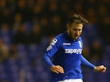 Birmingham City defender Jonathan Grounds clears the ball during a Championship match against Millwall on February 10, 2015