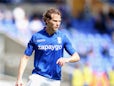 Jonathan Spector of Birmingham City collects the ball during a Championship match against Brighton & Hove Albion on August 16, 2014