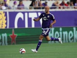 Aurelien Collin #78 of Orlando City SC chases the ball during an MLS soccer match between the New York City FC and the Orlando City SC at the Orlando Citrus Bowl on March 8, 2015 