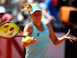 Daria Gavrilova of Russia in action during her match against Ana Ivanovic of Serbia on Day Four of the The Internazionali BNL d'Italia 2015 on May 13, 2015
