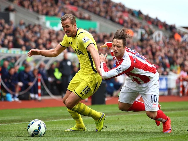 Harry Kane in action for Spurs on May 9, 2015