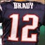 New England Patriots' Twitter avatar, displaying Tom Brady's #12 jersey. Taken from Twitter on May 12, 2015