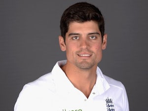 Alastair Cook poses for an England portrait session on May 19, 2015