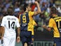 Luca Toni of Hellas Verona FC celebrates his second goal during the Serie A match between Parma FC and Hellas Verona FC at Stadio Ennio Tardini on May 24, 2015
