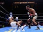 James DeGale knocks down Andre Dirrell during their super middleweight fight at Agganis Arena at Boston University on May 23, 2015