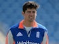 Alastair Cook during an England nets session on May 28, 2015