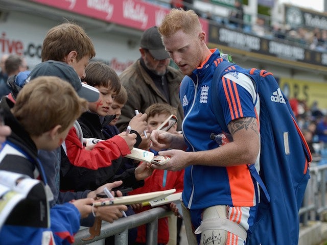 England's Ben Stokes arrives for day one of the Second Test with New Zealand on May 29, 2015