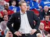 Head coach Fred Hoiberg gestures against the UAB Blazers during the second round of the 2015 NCAA Men's Basketball Tournamenat at the KFC YUM! Center on March 19, 2015