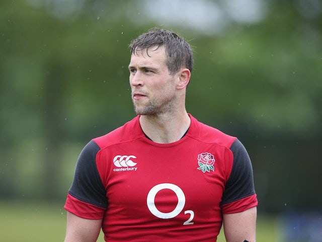 Jon Fisher during an England training session on May 29, 2015