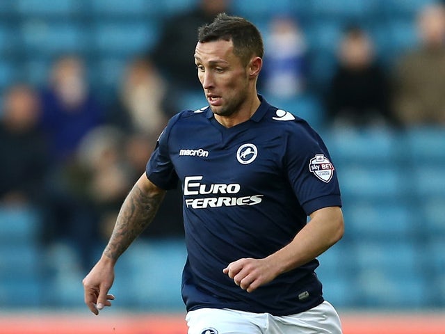 Scott McDonald of Millwall in action during the Sky Bet Championship match between Millwall and Middlesbrough at The Den on December 6, 2014