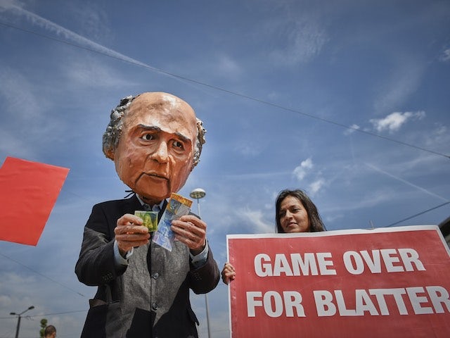 Sepp Blatter sees red at the 65th FIFA Congress on May 29, 2015