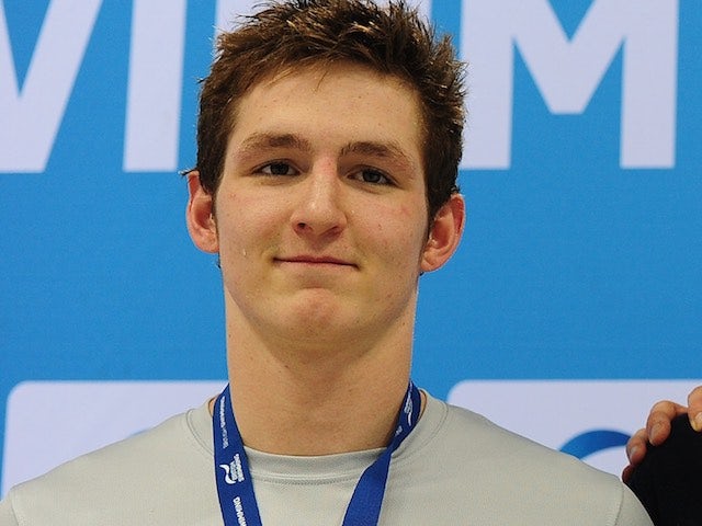 Young British swimmer Tom Fannon pictured in April 2015