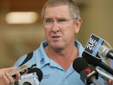 NSW Blues Head Coach Trevor Bayliss speaks to media during a NSW Blues Sheffield Shield Nets Session at Sydney Cricket Ground on December 8, 2014