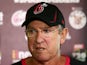 Sixers coach Trevor Bayliss speaks to the media during a Sydney Sixers Big Bash League press conference at Sydney Cricket Ground on February 4, 2014
