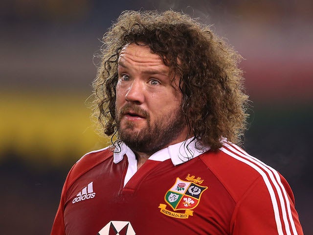 Adam Jones of the Lions looks on during game two of the International Test Series between the Australian Wallabies and the British & Irish Lions at Etihad Stadium on June 29, 2013