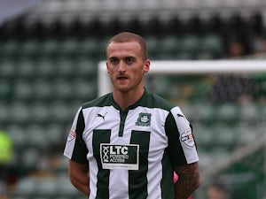 Lewis Alessandra of Plymouth Argyle in action during the Sky Bet League Two match between Plymouth Argyle and Northampton Town at Home Park on March 7, 2015