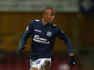 Nadjim Abdou of Millwall during the FA Cup Third Round Replay match between Bradford City and Millwall at Coral Windows Stadium, Valley Parade on January 14, 2015