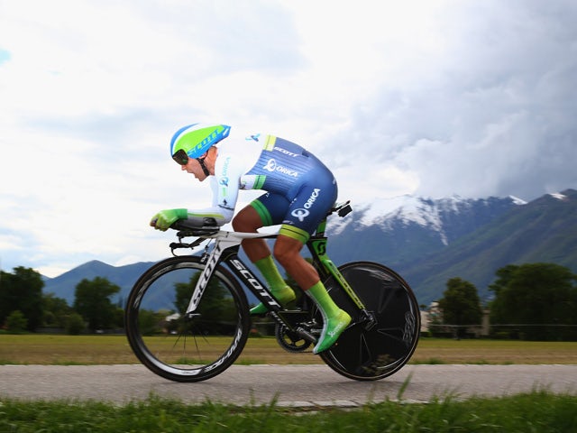 Nino Schurter of Switzerland and Orica GreenEdge during the 5.57km Prologue stage of the Tour de Romandie on April 29, 2014