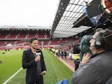 Owen Hargreaves working for BT Sport at Old Trafford