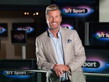Robbie Savage poses for a BT Sport photo