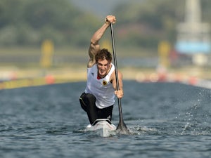 Sebastian Brendel of Germany competes in the Men's Canoe Single (C1) 200m Sprint Final B on Day 15 of the London 2012 Olympic Games at Eton Dorney on August 11, 2012