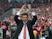 Chris Coleman the Wales manager waves to the crowd during the UEFA EURO 2016 qualifying match between Wales and Belgium at the Cardiff City Stadium on June 12, 2015