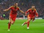 Wales player Gareth Bale celebrates after scoring the opening goal during the UEFA EURO Group B 2016 Qualifier between Wales and Belguim at Cardiff City stadium on June 12, 2015